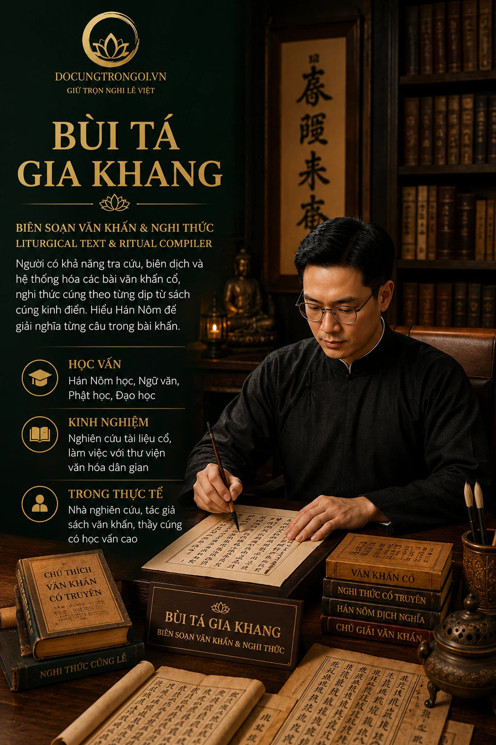 Chân dung chuyên gia Bùi Tá Gia Khang
