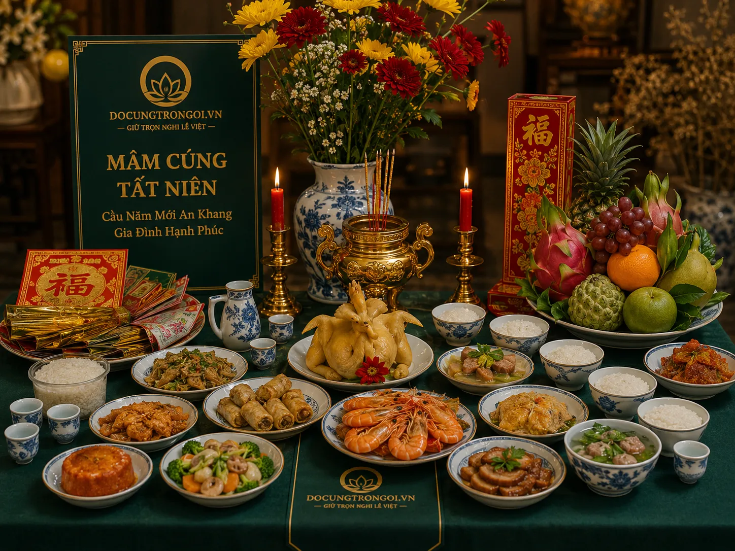 Mâm Cúng Tất Niên