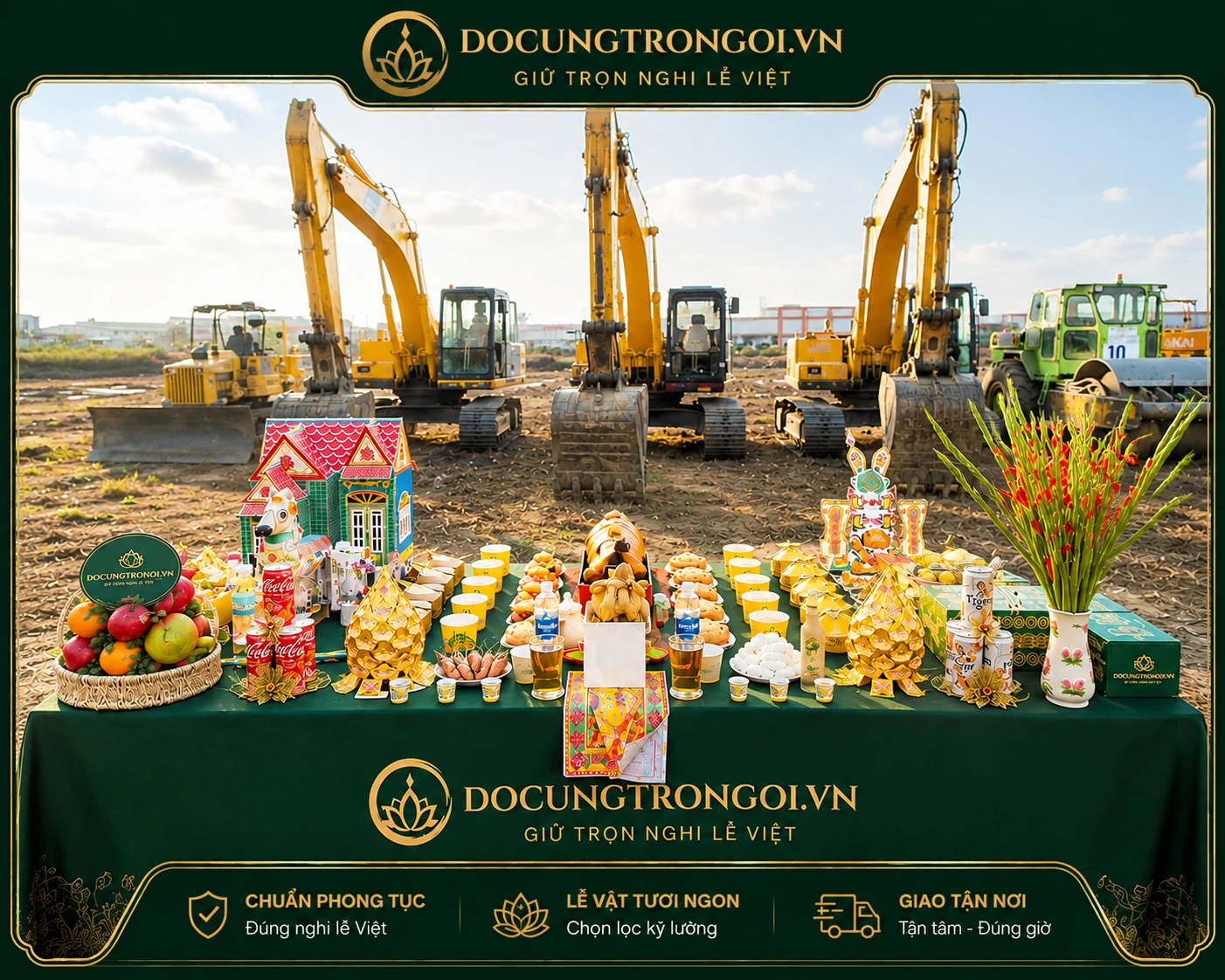 Mâm Cúng Động Thổ