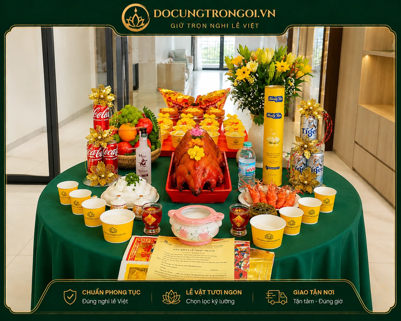 Mâm Cúng Nhập Trạch