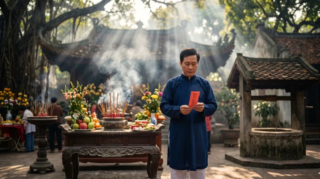 Bài văn khấn cúng lấp giếng khoan đầy đủ nhất để trình báo Thổ Công và Thủy Long Thần.