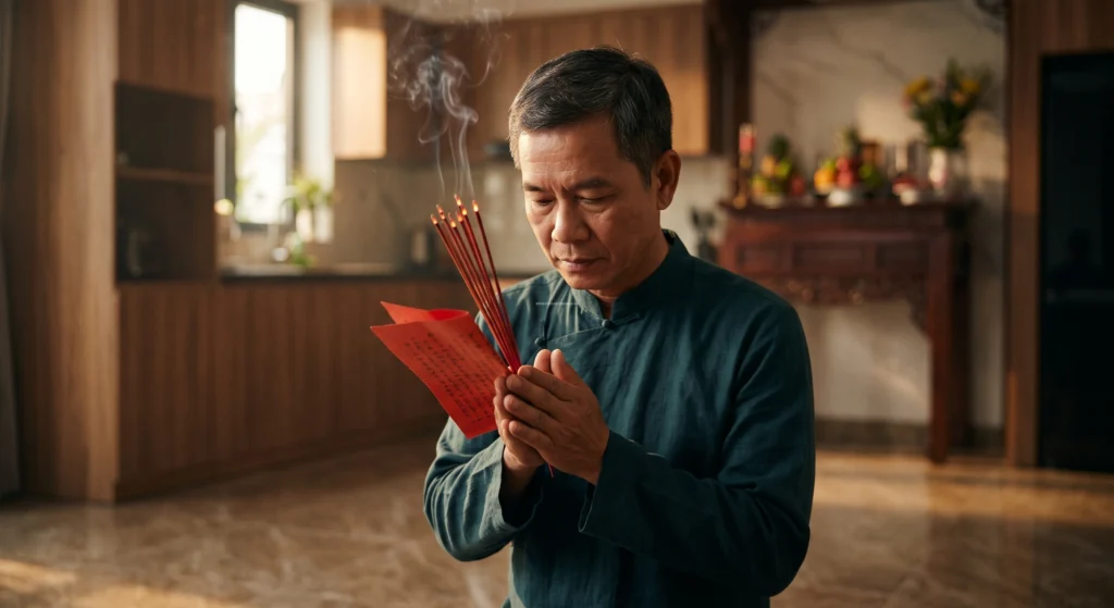 Bài văn khấn cúng tạ đất sau khi sửa nhà được gia chủ đọc thành tâm.