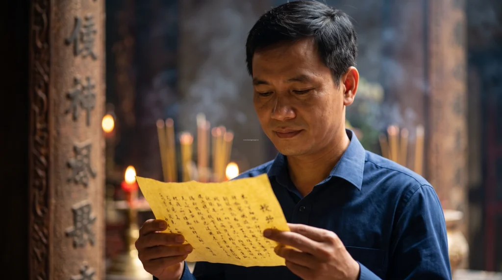 Bài văn khấn đền cô bé Chí Mìu bản chuẩn nôm giúp người đi lễ kết nối tâm linh, cầu bình an và công việc thuận lợi.