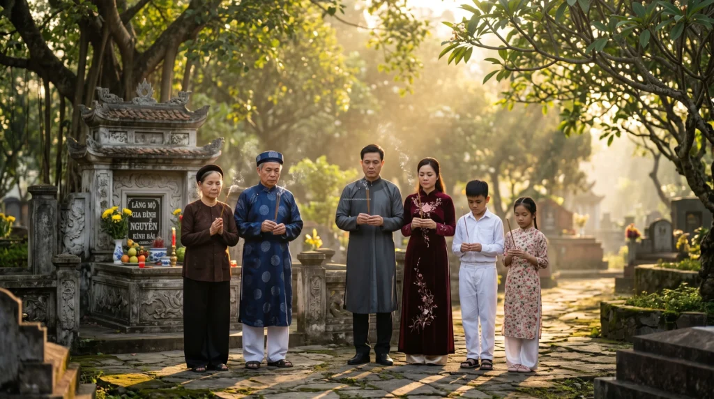 Hướng dẫn cách cúng tiết Thanh minh tại nhà chuẩn nhất và quy trình tảo mộ gia tiên.