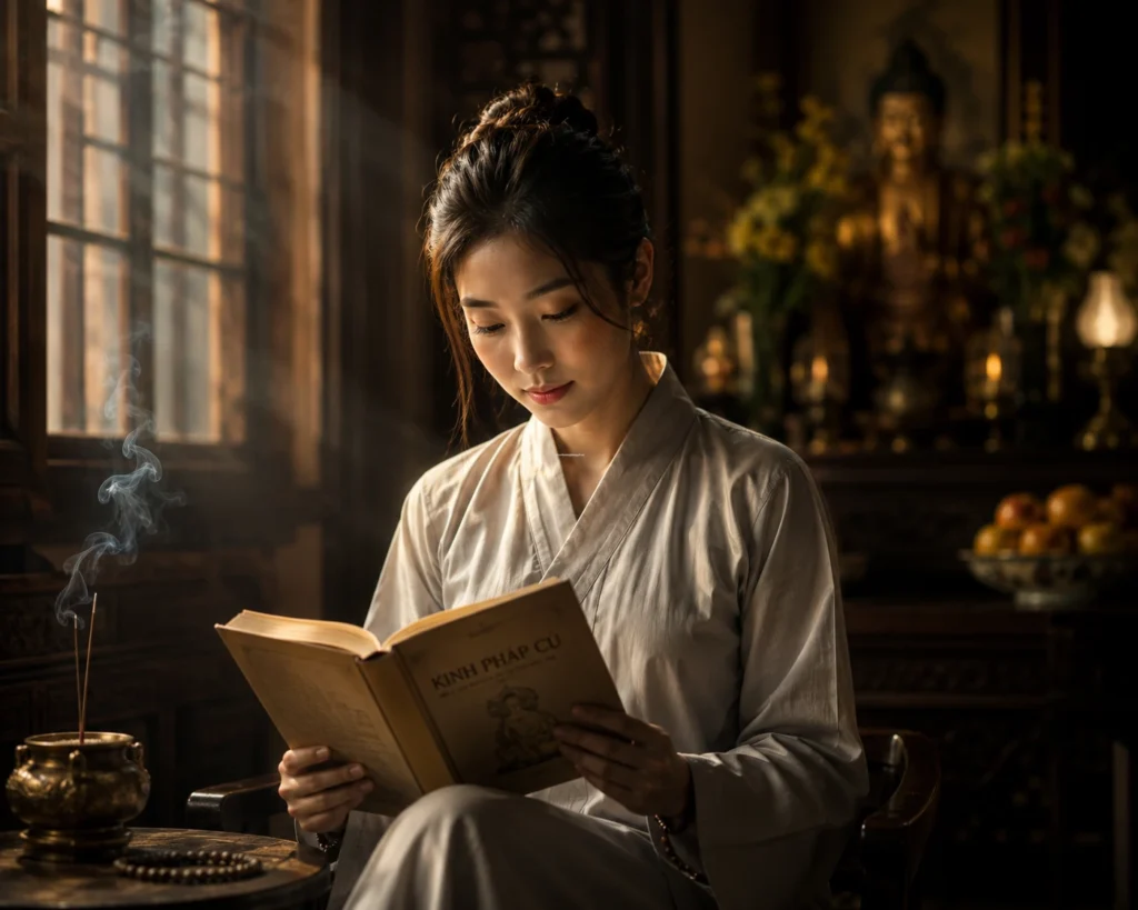 Hướng dẫn cách cúng cô hồn rằm tháng 7 đơn giản tại nhà kết hợp trì tụng kinh Địa Tạng để xua đuổi vong linh lang thang.