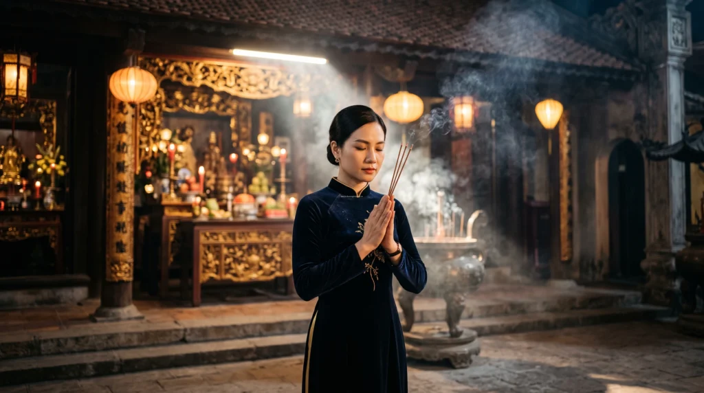 Hướng dẫn cách sắm lễ và văn khấn đền Cô Bé Chí Mìu cầu tài lộc, buôn bán hanh thông linh ứng nhất.