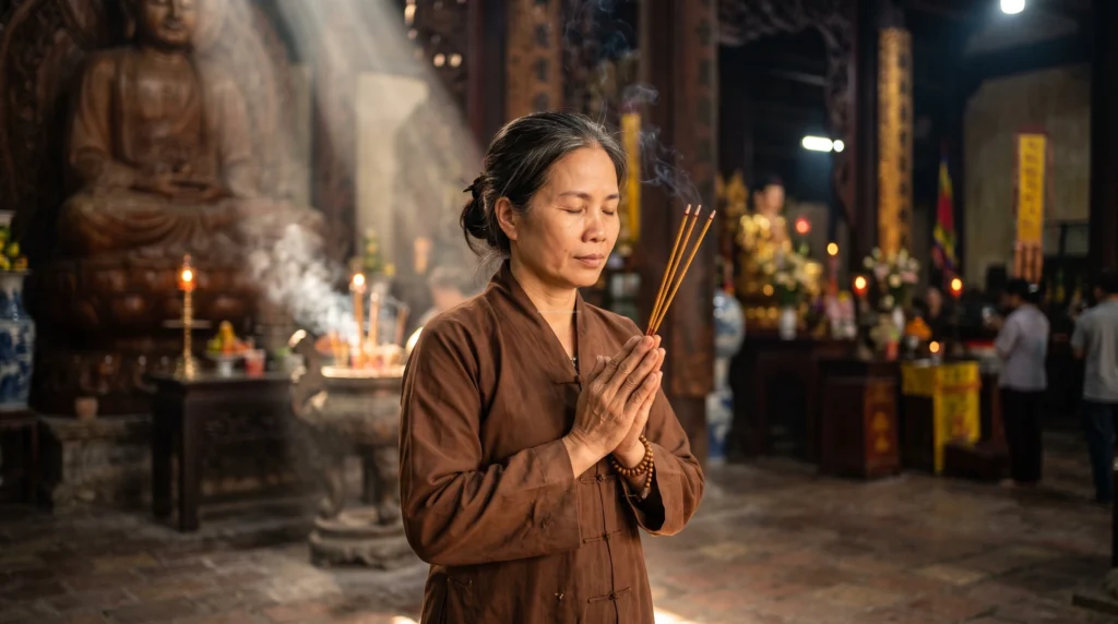Bài văn khấn Bà Chúa Xứ Châu Đốc đầy đủ chi tiết giúp gia đạo bình an và công việc hanh thông.