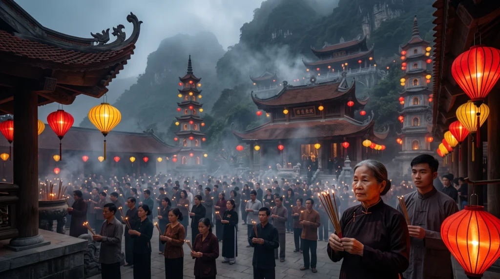 Kinh nghiệm xin lộc đền Cô Bé Chí Mìu ban đêm vào Giờ Tý, thời điểm âm dương hội tụ linh thiêng nhất.