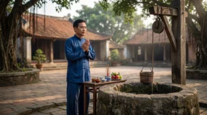 Lễ cúng đào giếng và lấp giếng chuẩn phong thủy giúp cân bằng âm dương và bảo vệ trường khí gia đạo.