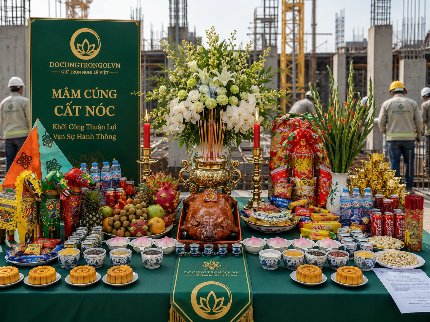MÂM CÚNG CẤT NÓC TRỌN GÓI