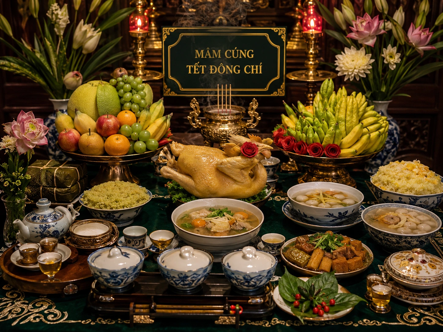 Mâm Cúng Đông Chí Trọn Gói - Chén Trôi Nước Đón Dương Khí