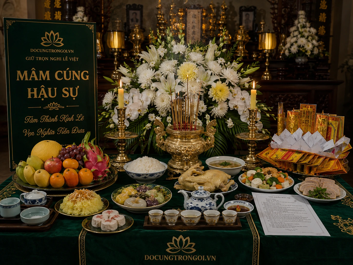 MÂM CÚNG HẬU SỰ