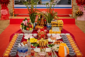 Mâm Cúng Khởi Công Dự Án