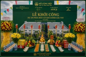 MÂM CÚNG KHỞI CÔNG DỰ ÁN TRỌN GÓI