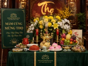 Mâm Cúng Mừng Thọ (Thượng Thọ)