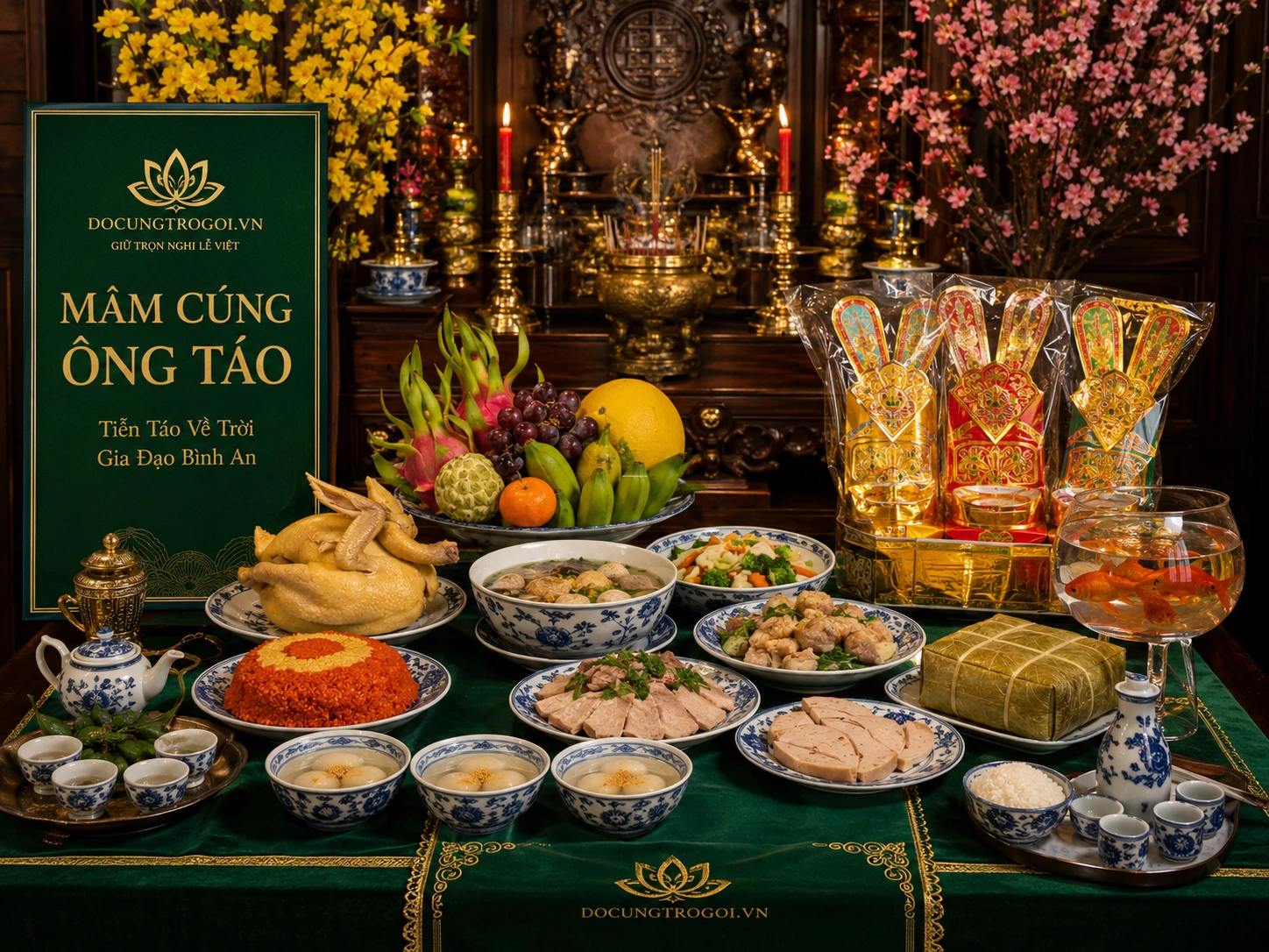 MÂM CÚNG ÔNG TÁO TRỌN GÓI