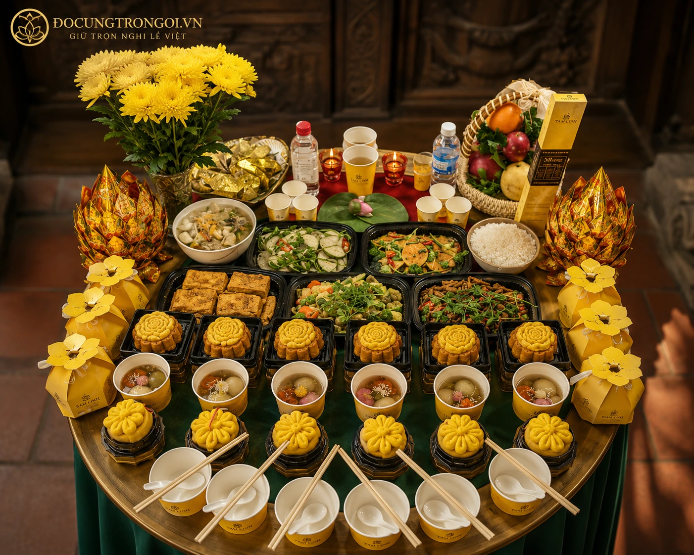 mâm cúng rằm mùng 1