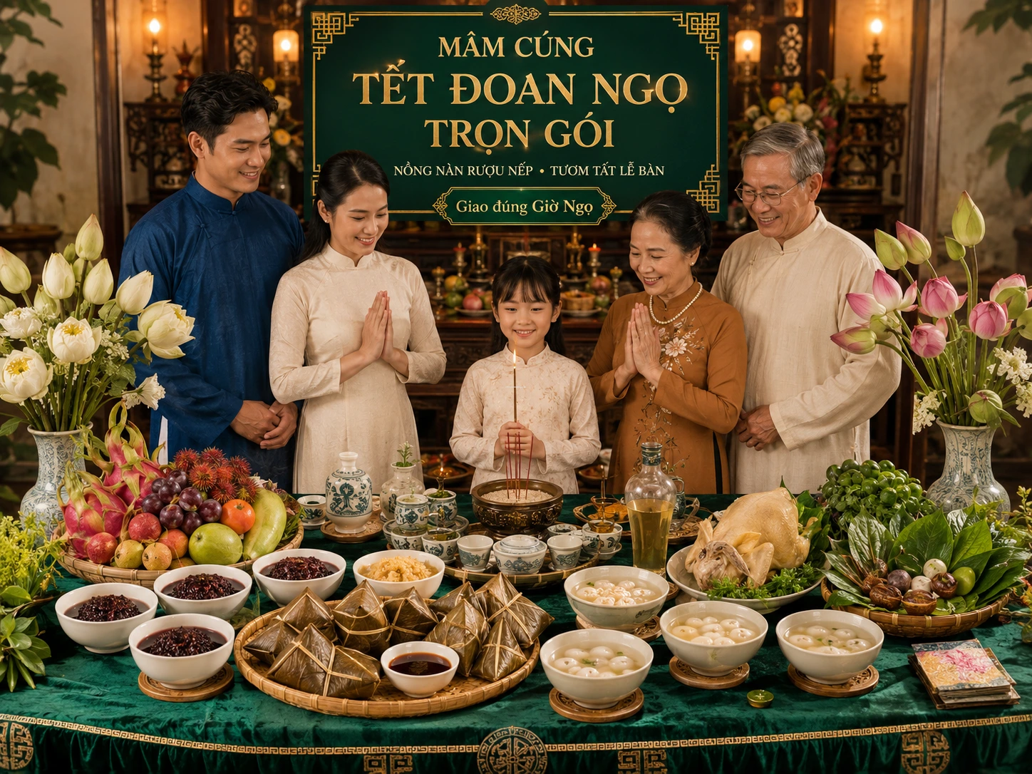MÂM CÚNG TẾT ĐOAN NGỌ TRỌN GÓI