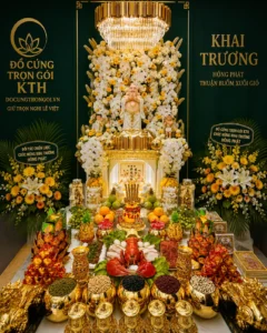 Mâm Cúng Thần Tài