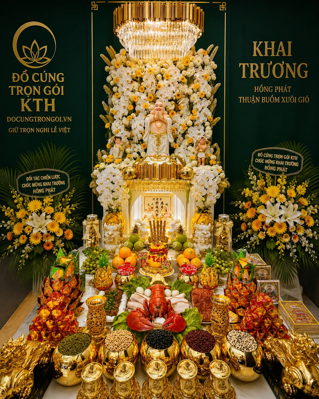 Mâm Cúng Thần Tài