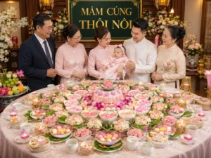 Mâm Cúng Thôi Nôi Trọn Gói (Bé Trai & Bé Gái)