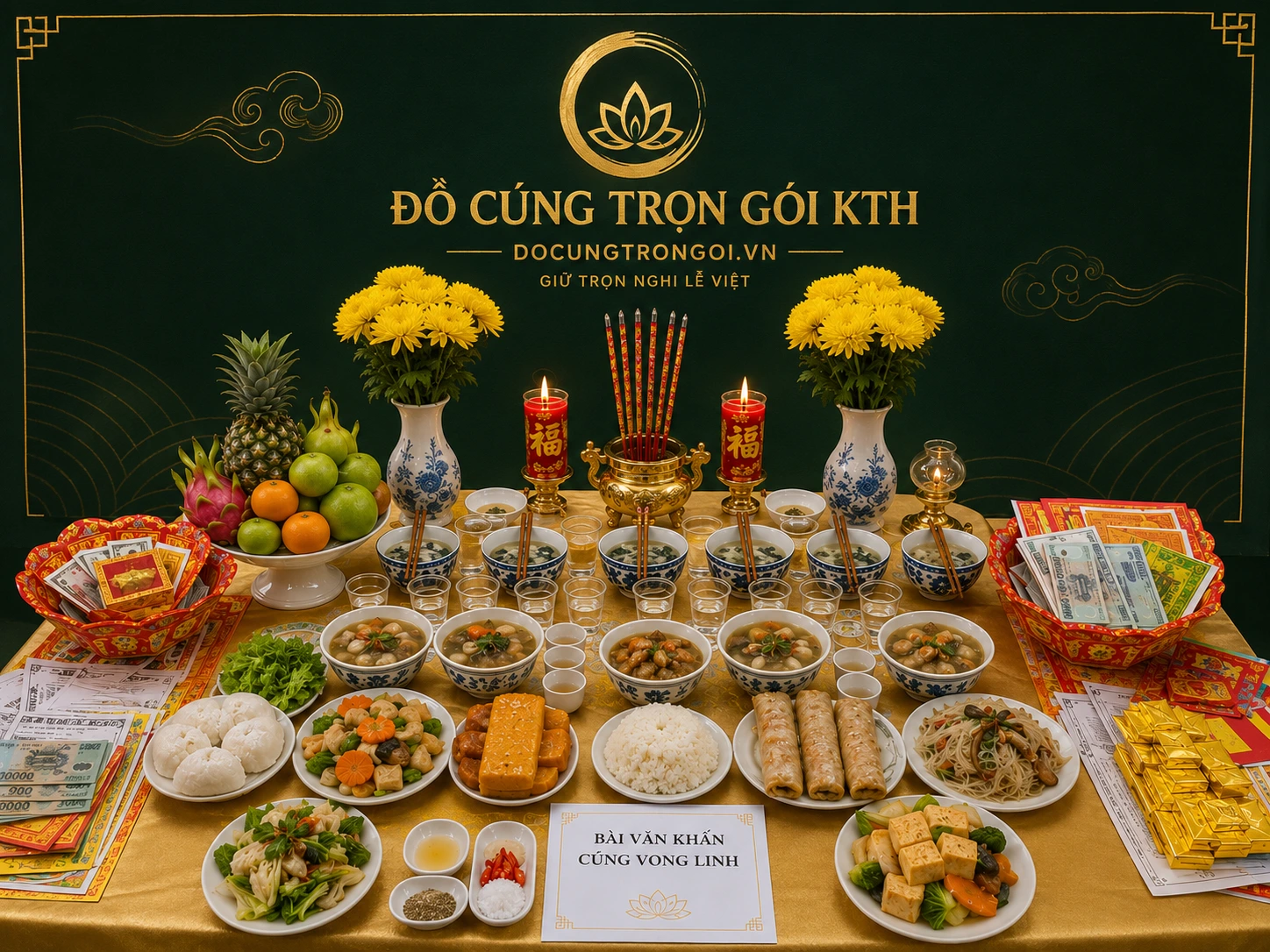 Mâm cúng vong linh