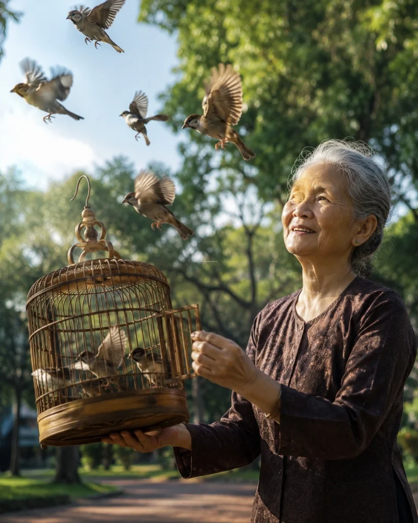 Mẫu lời khấn thả chim ngoài trời ngắn gọn nhất giúp súc sanh quy y Tam Bảo.
