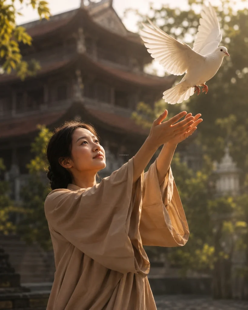 Mẫu văn khấn phóng sinh chuẩn nhất và hướng dẫn nghi thức cúng thả sinh vật gieo duyên Bồ Đề.