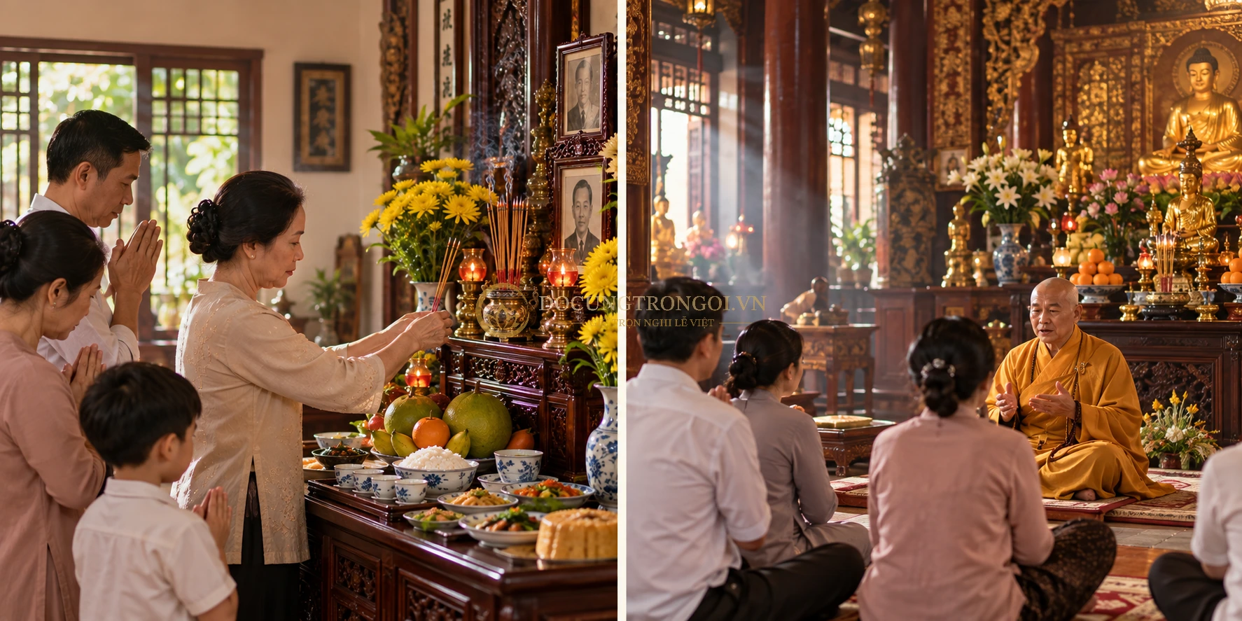 Phân biệt phong tục dân gian và nghi thức Phật giáo khi cúng vong linh