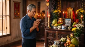 Văn khấn bao sái bàn thờ gia tiên cuối năm chuẩn nhất và thủ tục sái tịnh bát hương xin phép thần linh.