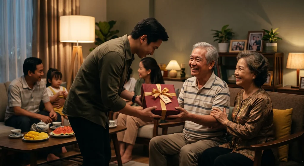 Hướng dẫn chọn quà tặng cha mẹ thiết thực mùa báo hiếu kết hợp danh sách việc kiêng kỵ tuyệt đối trong tháng vu lan.