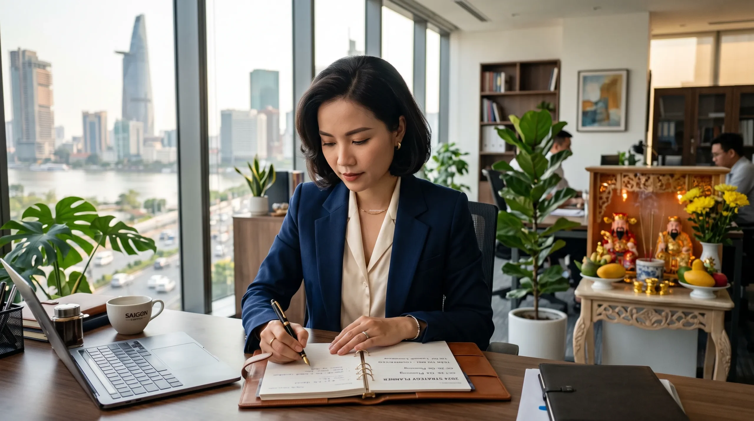 Bảng lịch đếm ngược ngày kết thúc tháng cô hồn năm 2026 và kế hoạch chốt hợp đồng kinh doanh của doanh nhân Việt Nam.