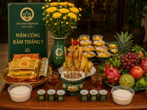 Mâm Cúng Rằm Tháng 7 (Vu Lan & Cô Hồn)