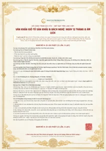 Bài Văn Khấn Giỗ Tổ Nghề Sân Khấu & Cách Sắm Lễ Linh Nghiệm 2026