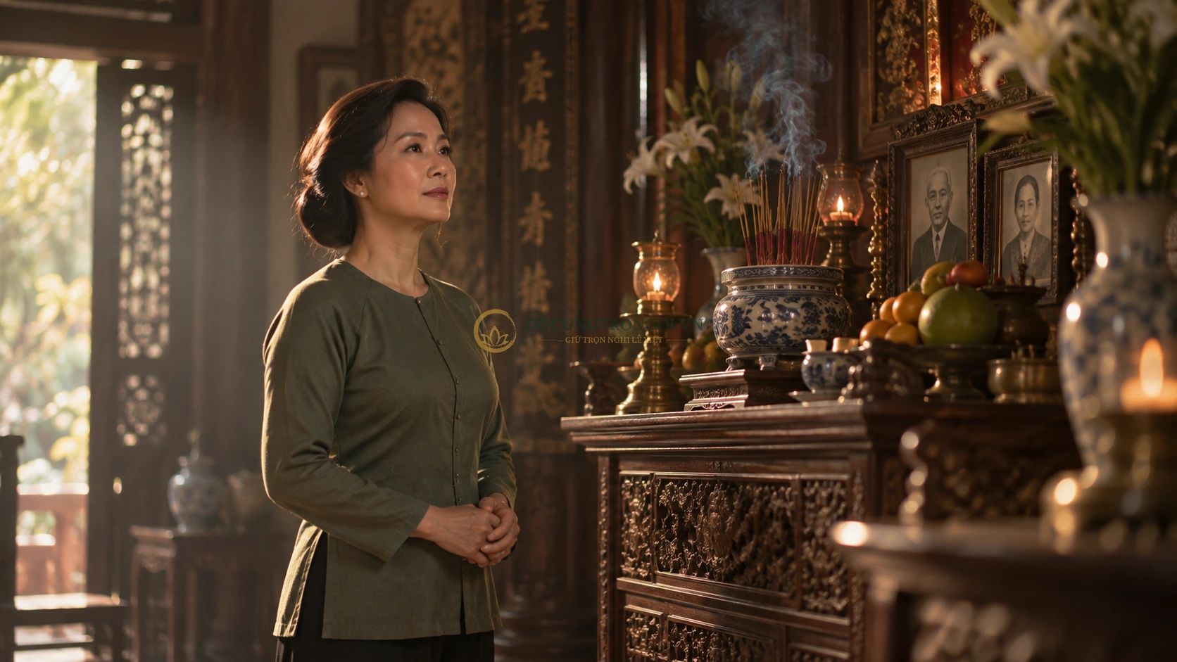 Hướng dẫn cách lập bàn thờ bà tổ cô ông mãnh tại nhà chuẩn phong thủy và tín ngưỡng dân gian.