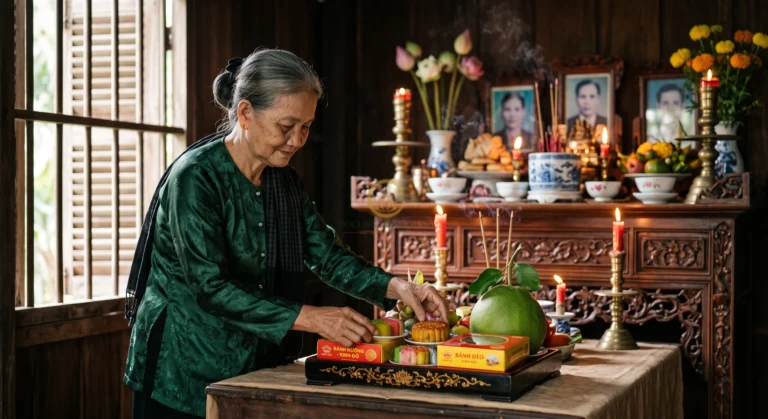 Hướng dẫn cách sắm mâm cỗ cúng tết trung thu và đọc văn khấn Rằm tháng 8 tại nhà chuẩn nhất.
