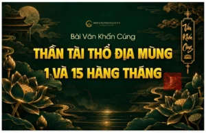 Văn Khấn Mùng 1 Hàng Tháng Chuẩn Nhất