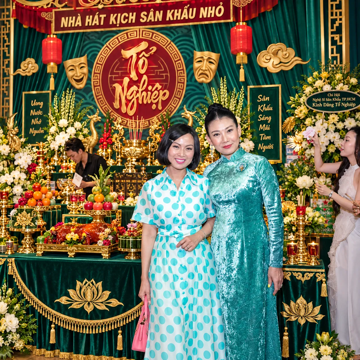 Mâm cúng Giỗ Tổ Sân Khấu trang trọng cho nghệ nhân và đoàn múa rối