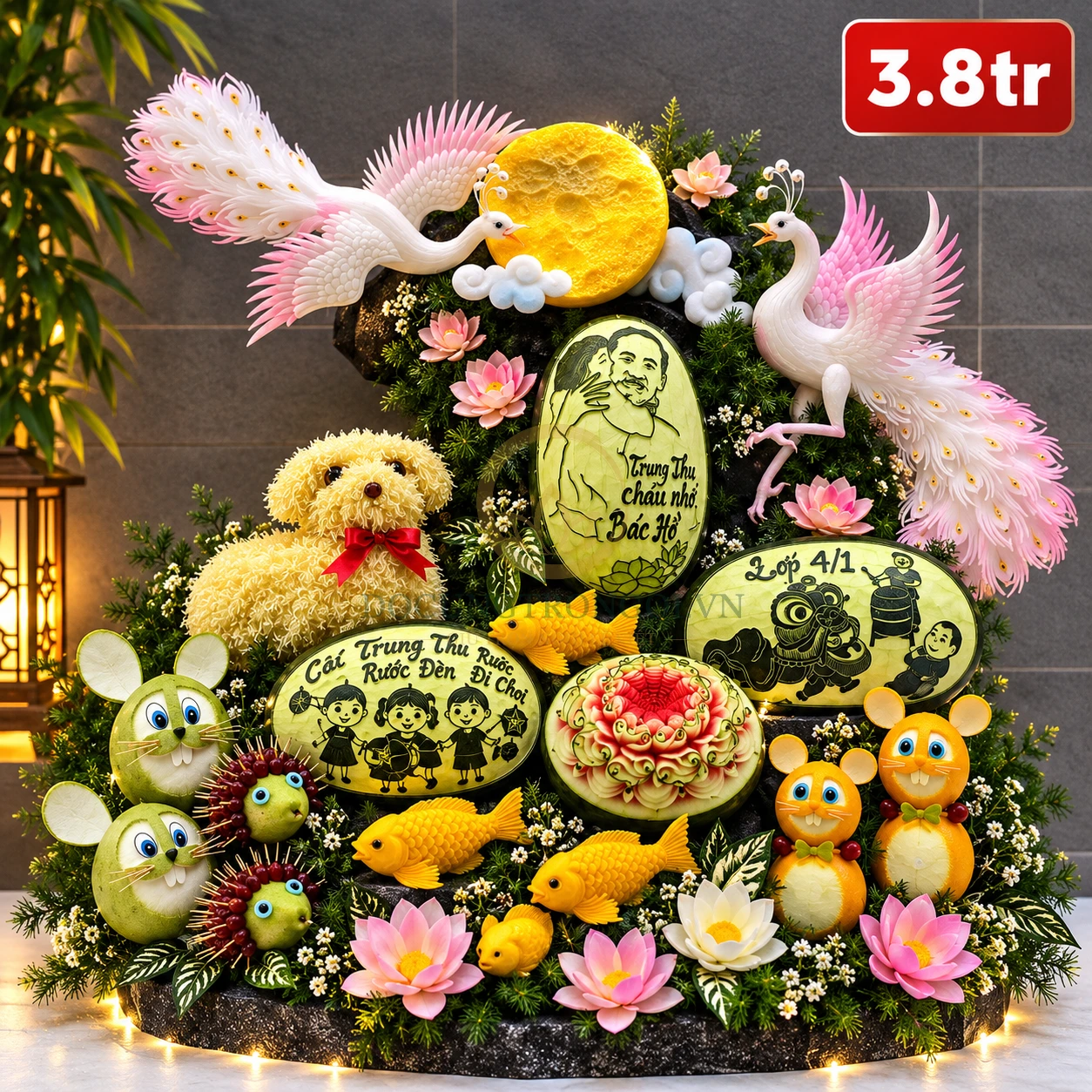 Bánh Trung Thu Hảo Hạng & Lồng Đèn Truyền Thống - Đồ Cúng Trọn Gói KTH