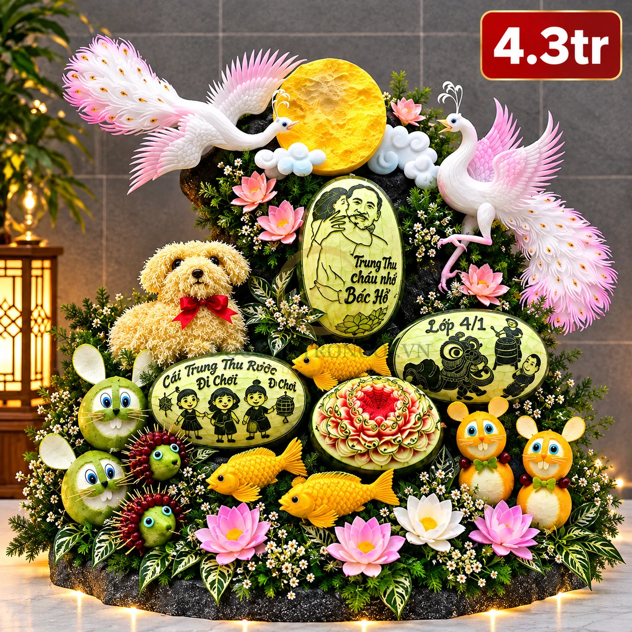 Trang Trí Mâm Cỗ Phá Cỗ Rực Rỡ Sắc Màu Tuổi Thơ - Đồ Cúng Trọn Gói KTH